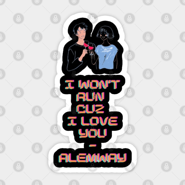 Love is Brave Sticker by Alemway